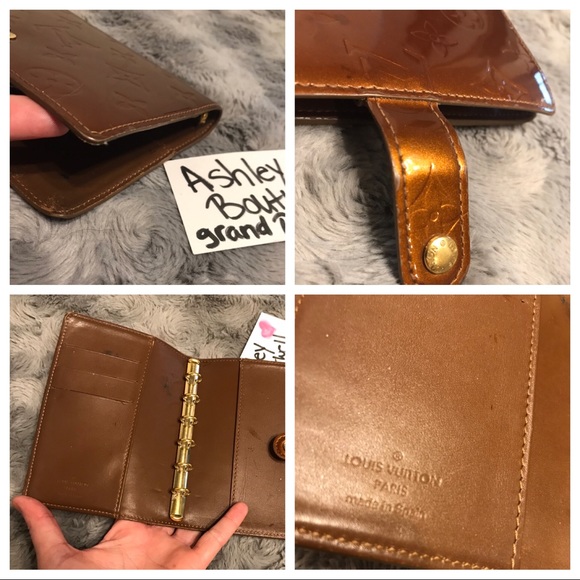 Authentic Louis Vuitton Bronze Agenda PM - Picture 6 of 8